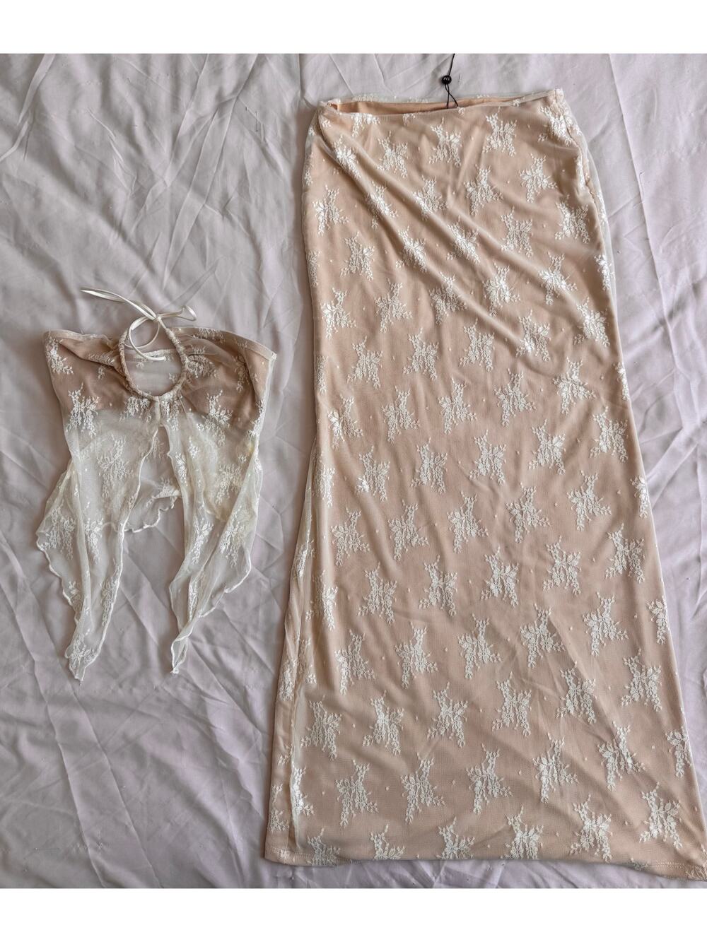 Tiger Mist Lace Two-Piece Set XXS